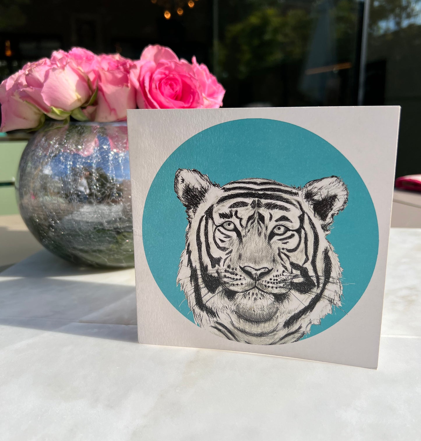 Happy Tiger, Wildlife Card