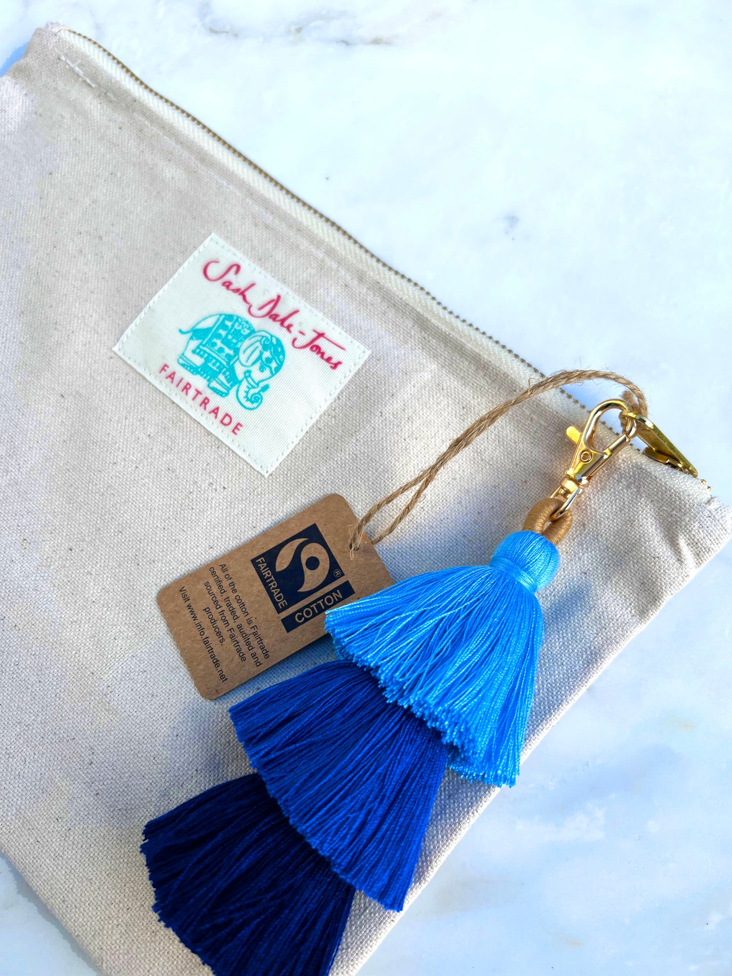 Blue Ellie Pouch