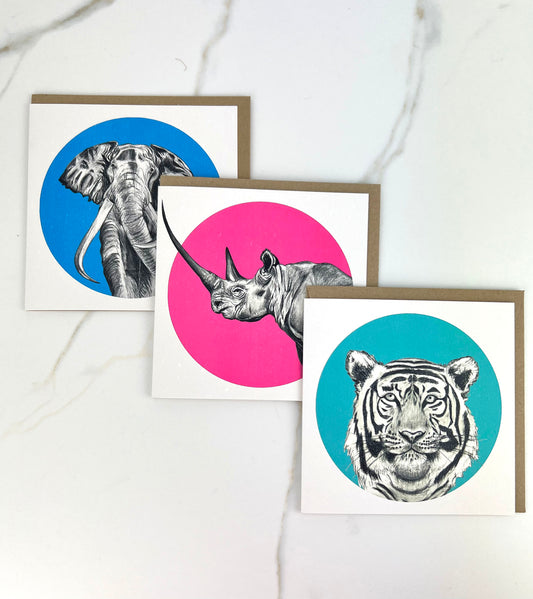 Wildlife Cards (Set of 3)