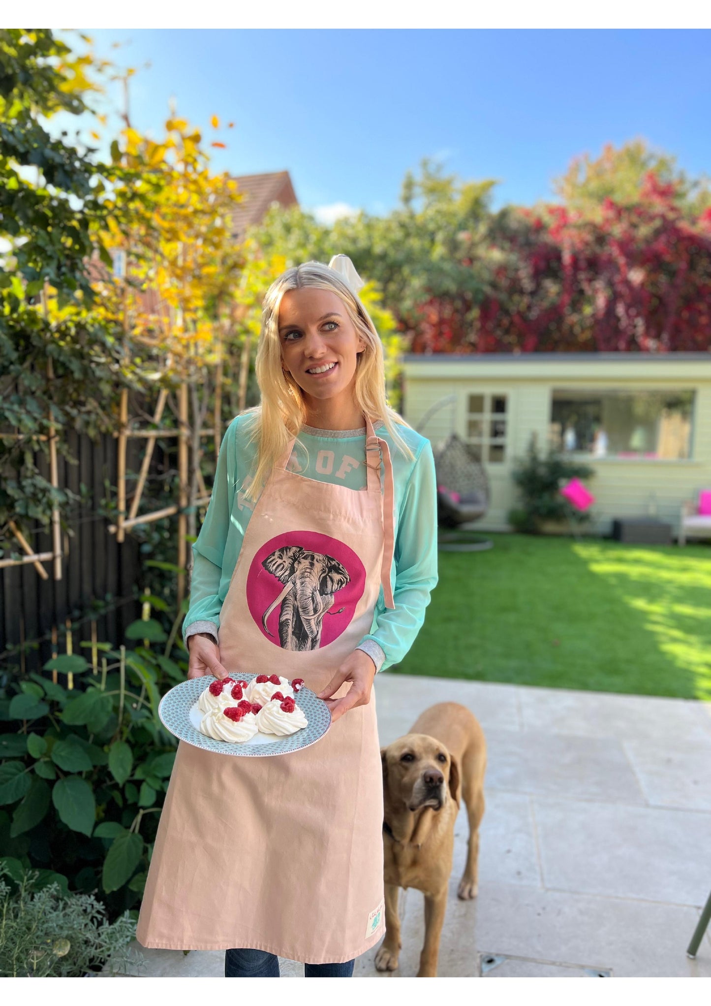 Sustainable PINK Wildlife Apron