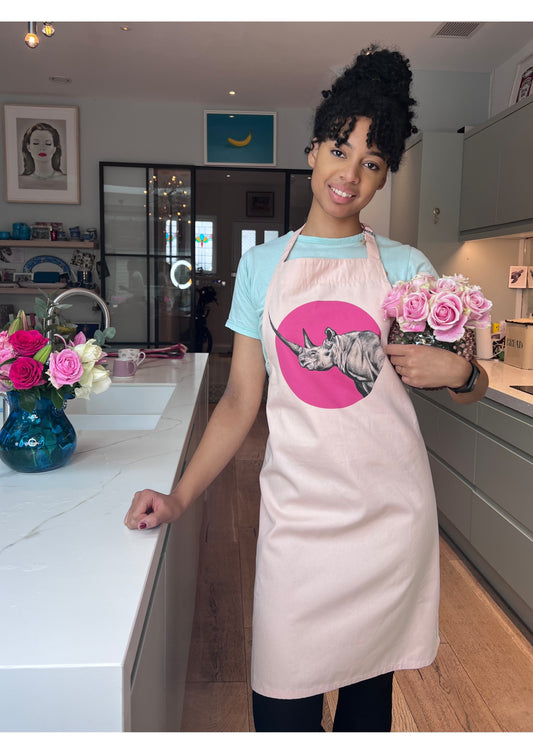 Sustainable PINK Wildlife Apron